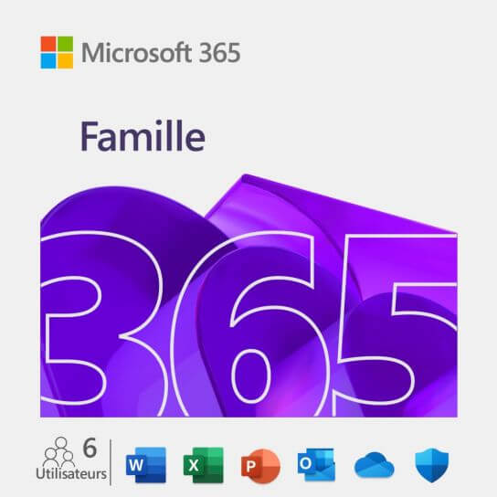 Licence Pack Office Office 365 Famille